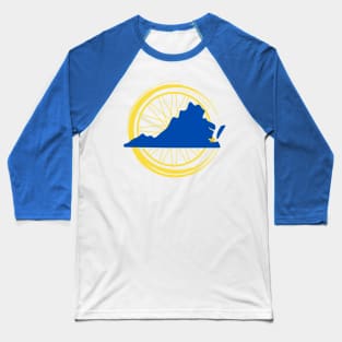 Sun Wheelers "Virginia" Logo Baseball T-Shirt